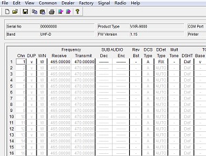 威泰克斯中继台CE60 V2.01 FOR VXR9000英文写频软件
