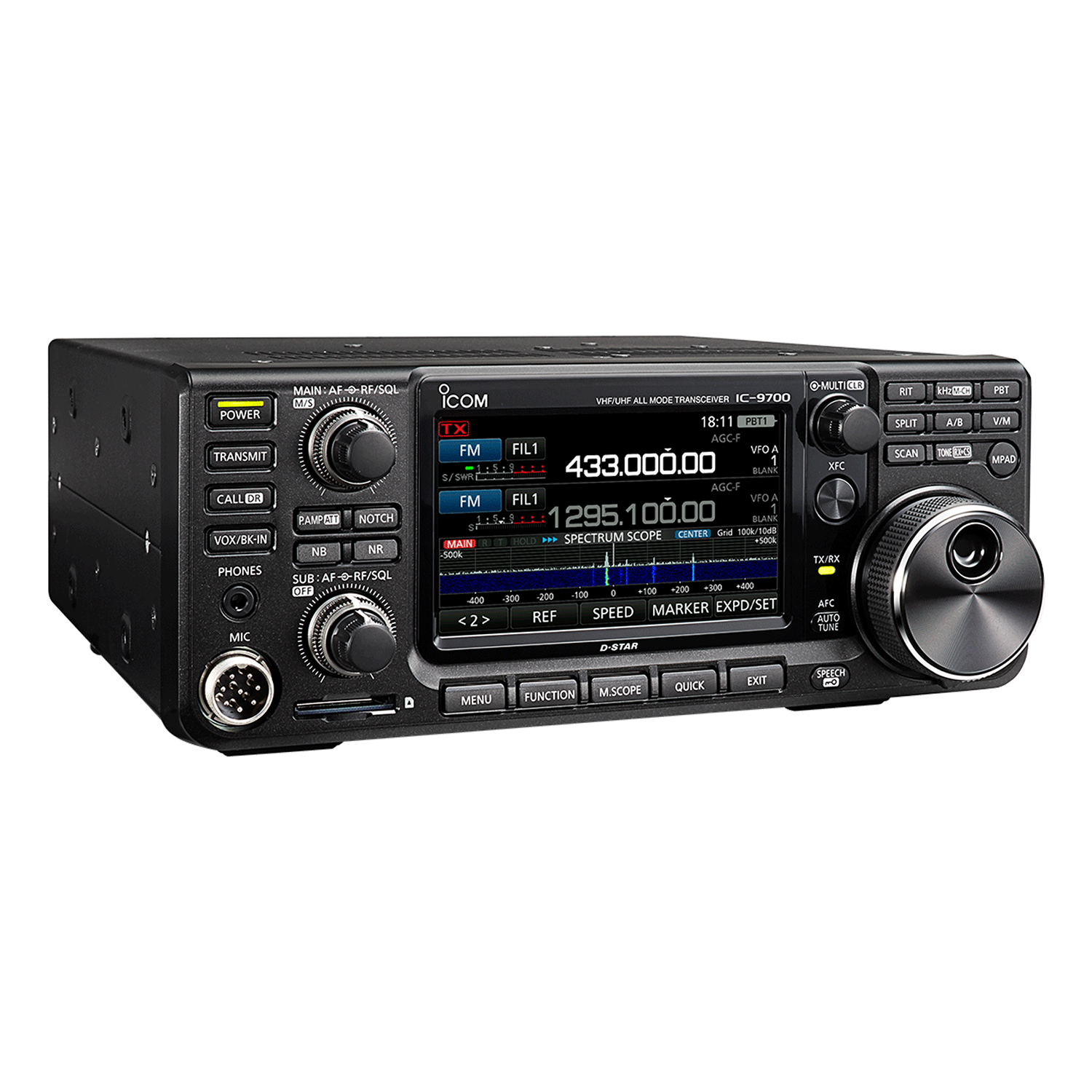 IC-F7610 短波电台先进的数字直采系统