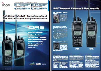 ICOM IC-F3263DT/DS/4263DT/DS对讲机英文彩页下载