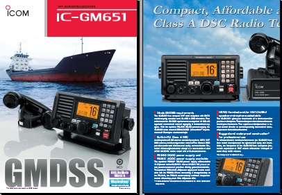 ICOM IC-GM651海事电台英文彩页下载