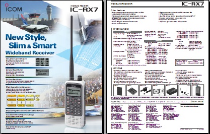 ICOM IC-RX7手持式接收机英文彩页下载